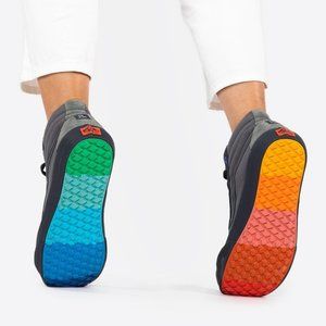 VANS x Hedley & Bennett Sk8-Hi Grey/Black/RAINBOW!